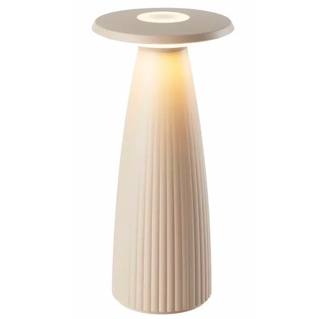 Red Deco Flora Mini Sand lampe sans fil vase beige H20 cm