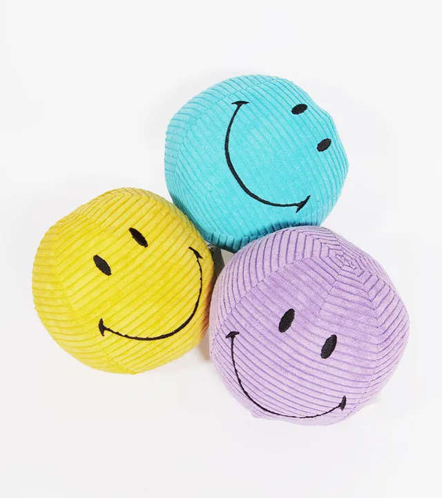 Smiley Bon Ton Toys petite peluche jaune douce