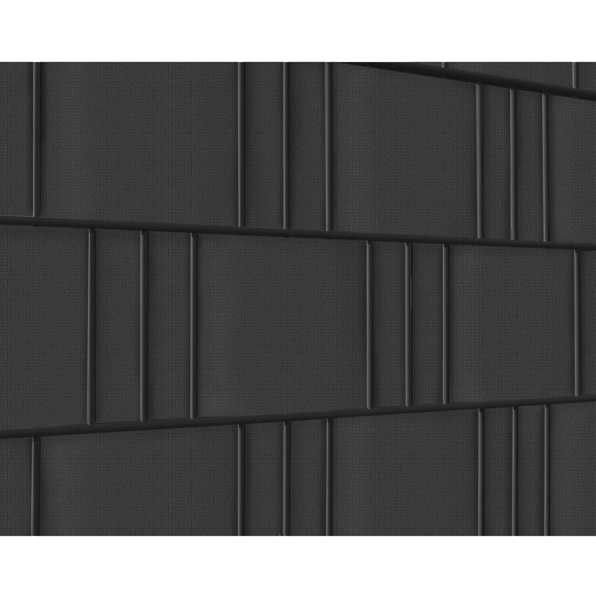 ECD Germany brise-vue PVC 65 m anthracite avec 30 clips