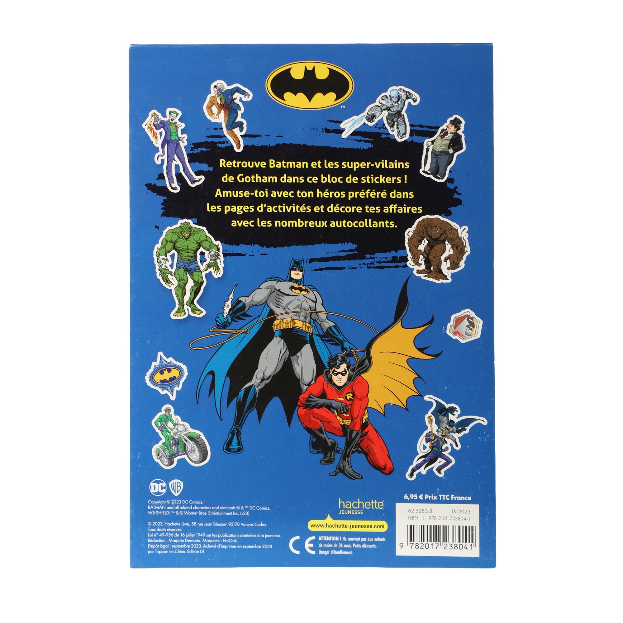 Stokomani Batman bloc stickers et activités enfant