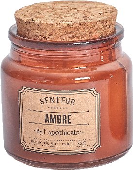 Stokomani Maison bougie parfumée pot apothicaire musc blanc