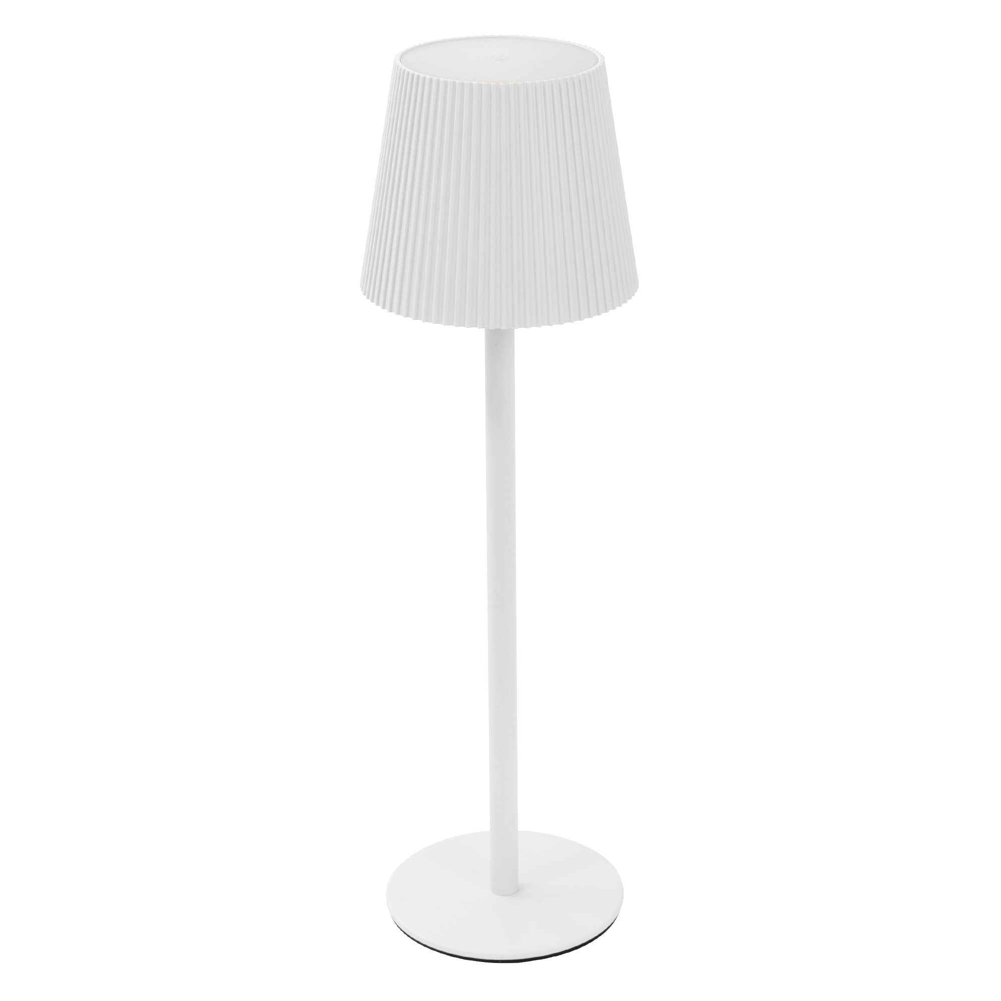 ECD Germany Möbel ML-Design lampe table LED sans fil tactile USB-C noire
