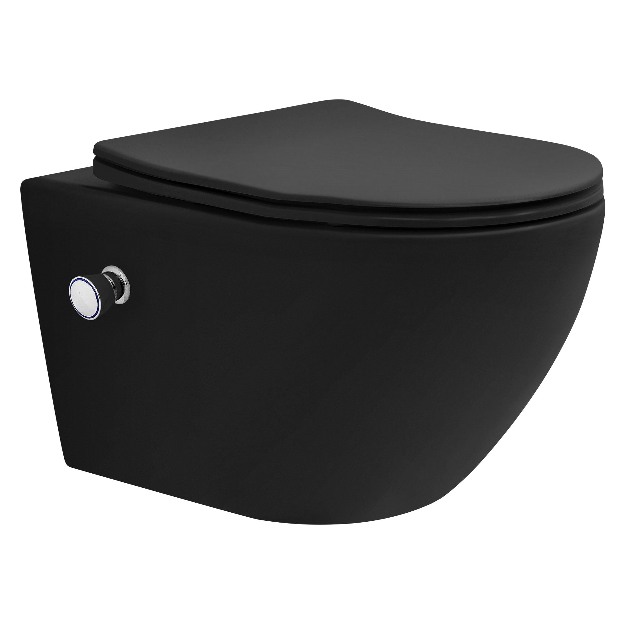 LuxeBath WC suspendu sans bride blanc court céramique bidet