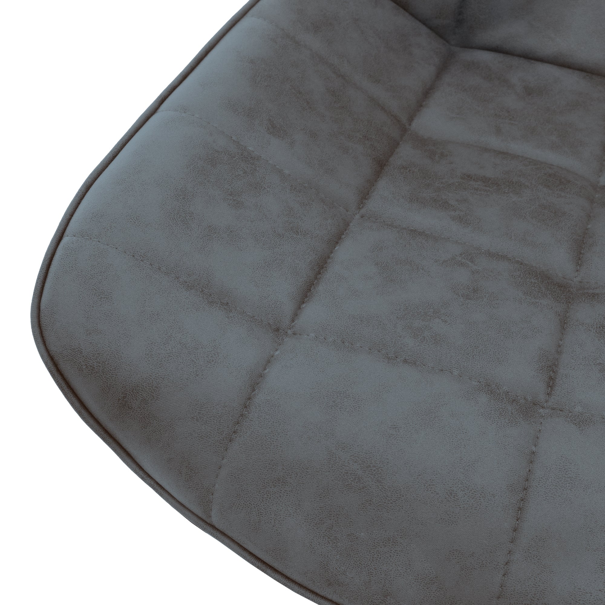 ECD Germany chaise de bureau similicuir roulette marron réglable