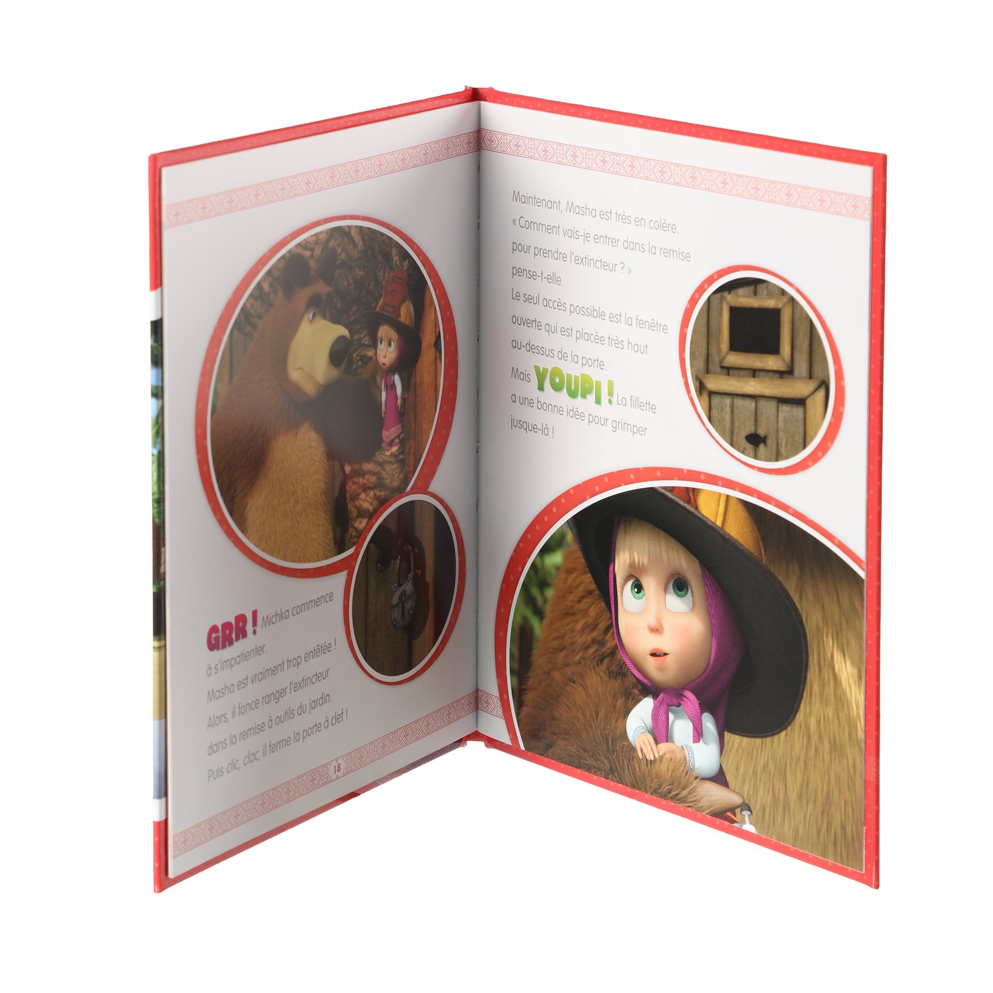 Stokomani Masha et Michka livre Masha petite pompière