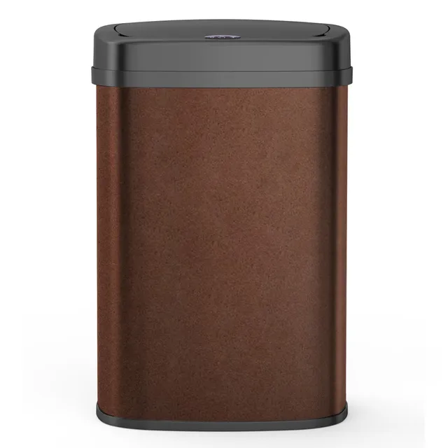 Red Deco Majestic 58L poubelle automatique corten marron