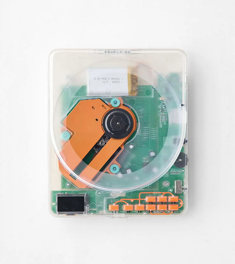 L'avant gardiste Retradisc lecteur CD Bluetooth portable rétro