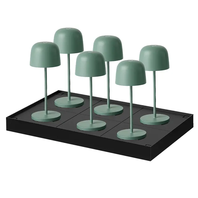 Red Deco Sophia Olive lot 6 lampes H28 cm LED