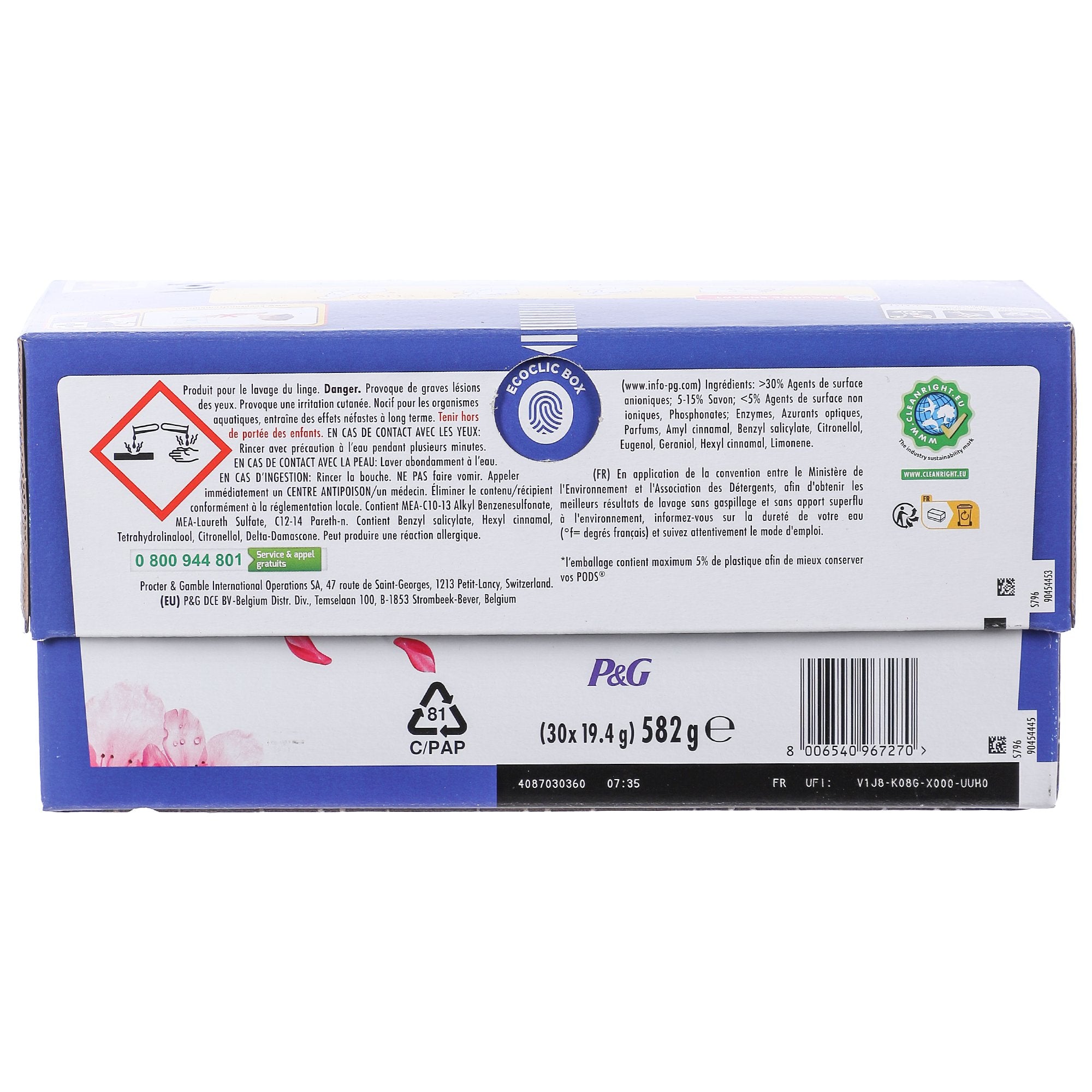 Stokomani Maison 30 capsules lessive cerisier rose