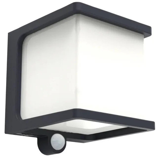 Red Deco Doblo Solar applique solaire H11 cm gris détecteur