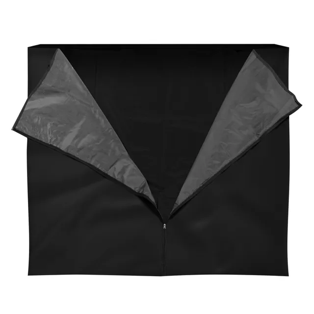 ECD Germany bâche abri bûches noir polyester 185x125 cm