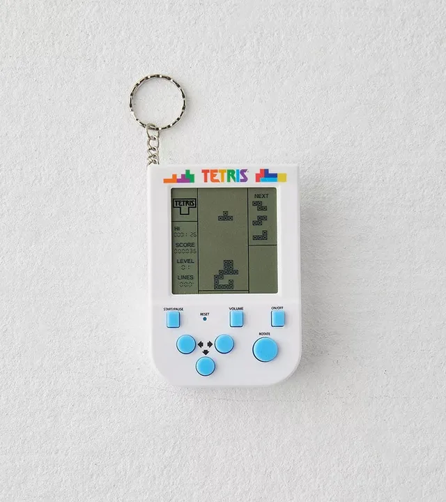 L'avant gardiste Lifestyle & Fun Porte-clés Tetris rétro geek