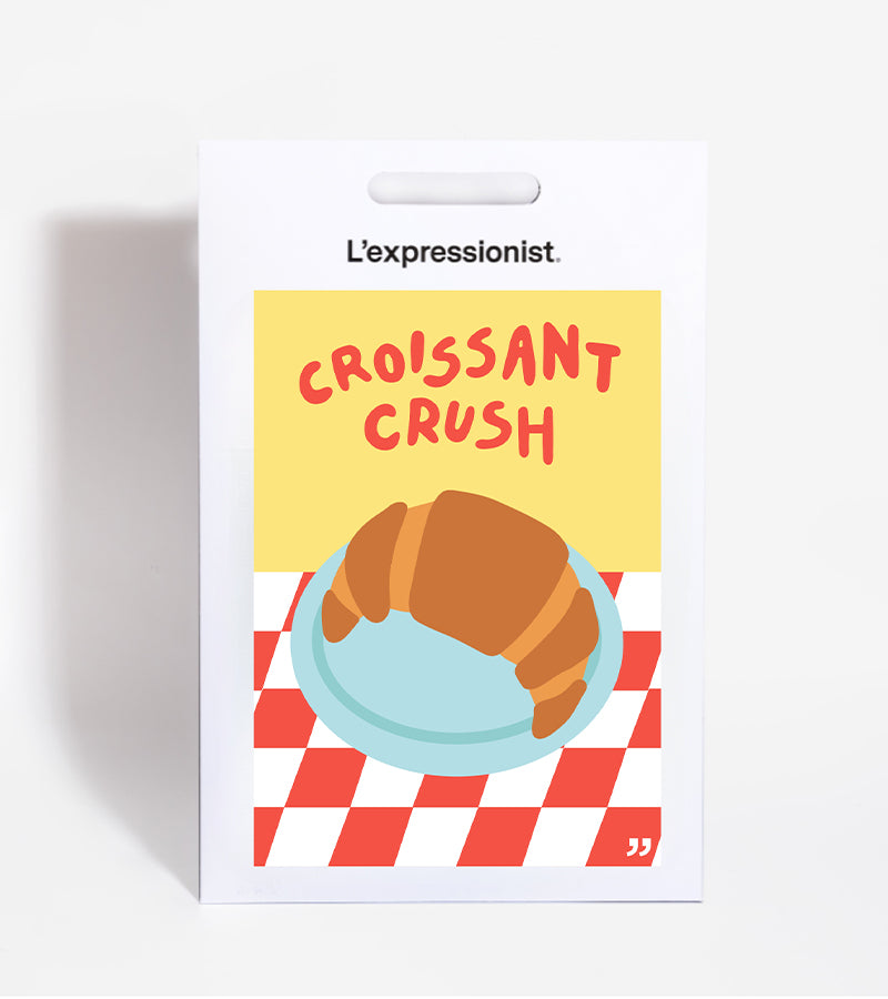 L'avant gardiste Croissant Crush poster mural brunch