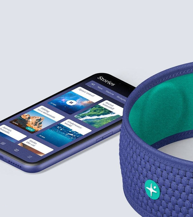 Hoomband bandeau sommeil Bluetooth relaxation nuit