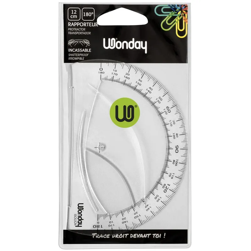 Safe Tool ISOLIGN rapporteur 180° 12 cm plastique