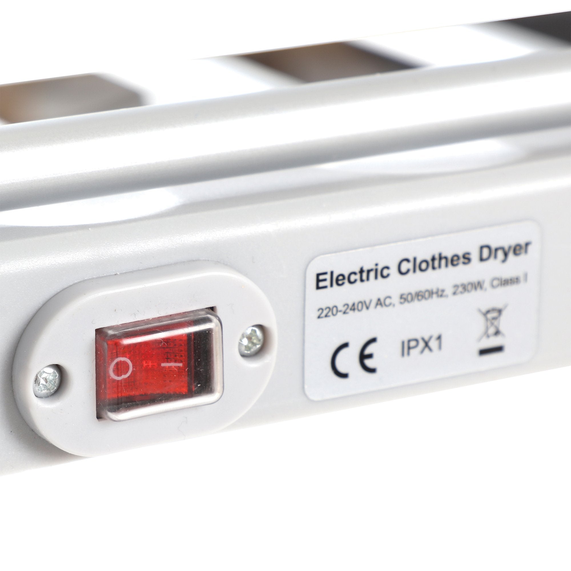 Stokomani Maison séchoir linge électrique aluminium 12 m