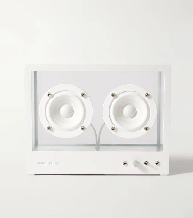 L'avant gardiste High-tech Transparent speaker Small enceinte blanc