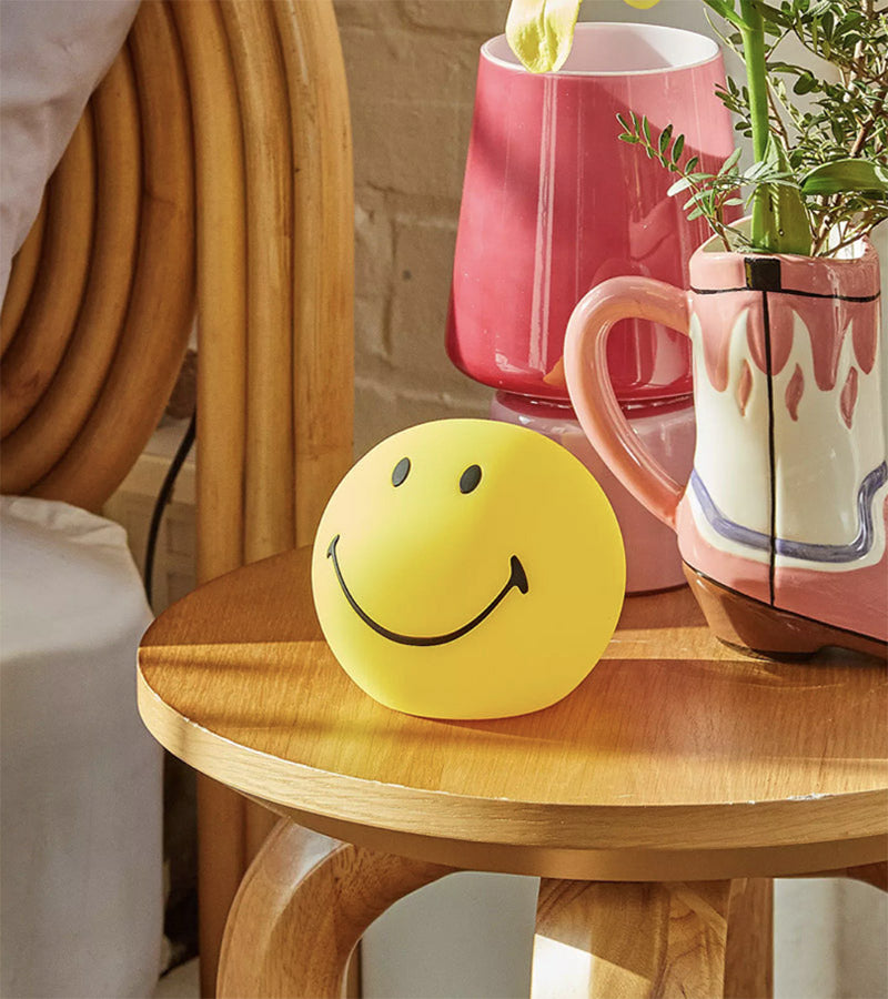 L'avant gardiste Déco lumineuse Lampe Smiley Petit luminaire jaune