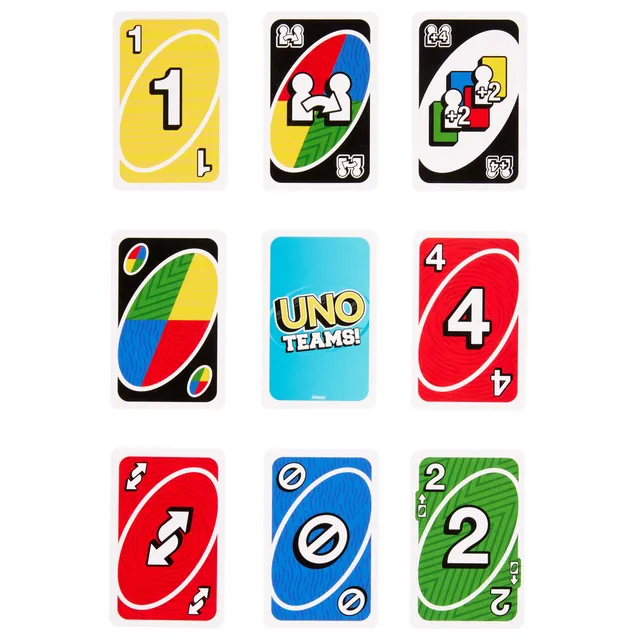 UNO Teams jeu de cartes équipe coopératif