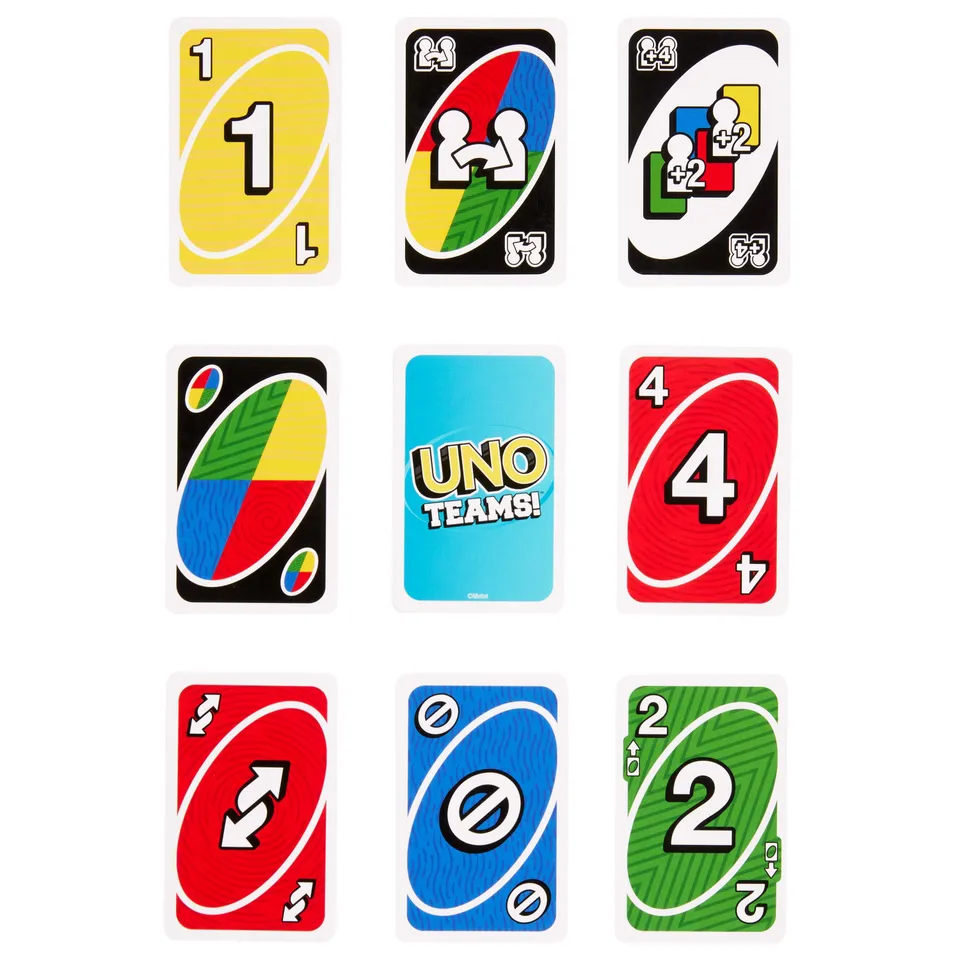 UNO Teams jeu de cartes équipe coopératif