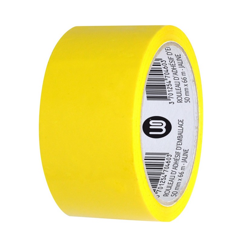 Safe Tool ruban adhésif jaune 50 mm x 66 m emballage