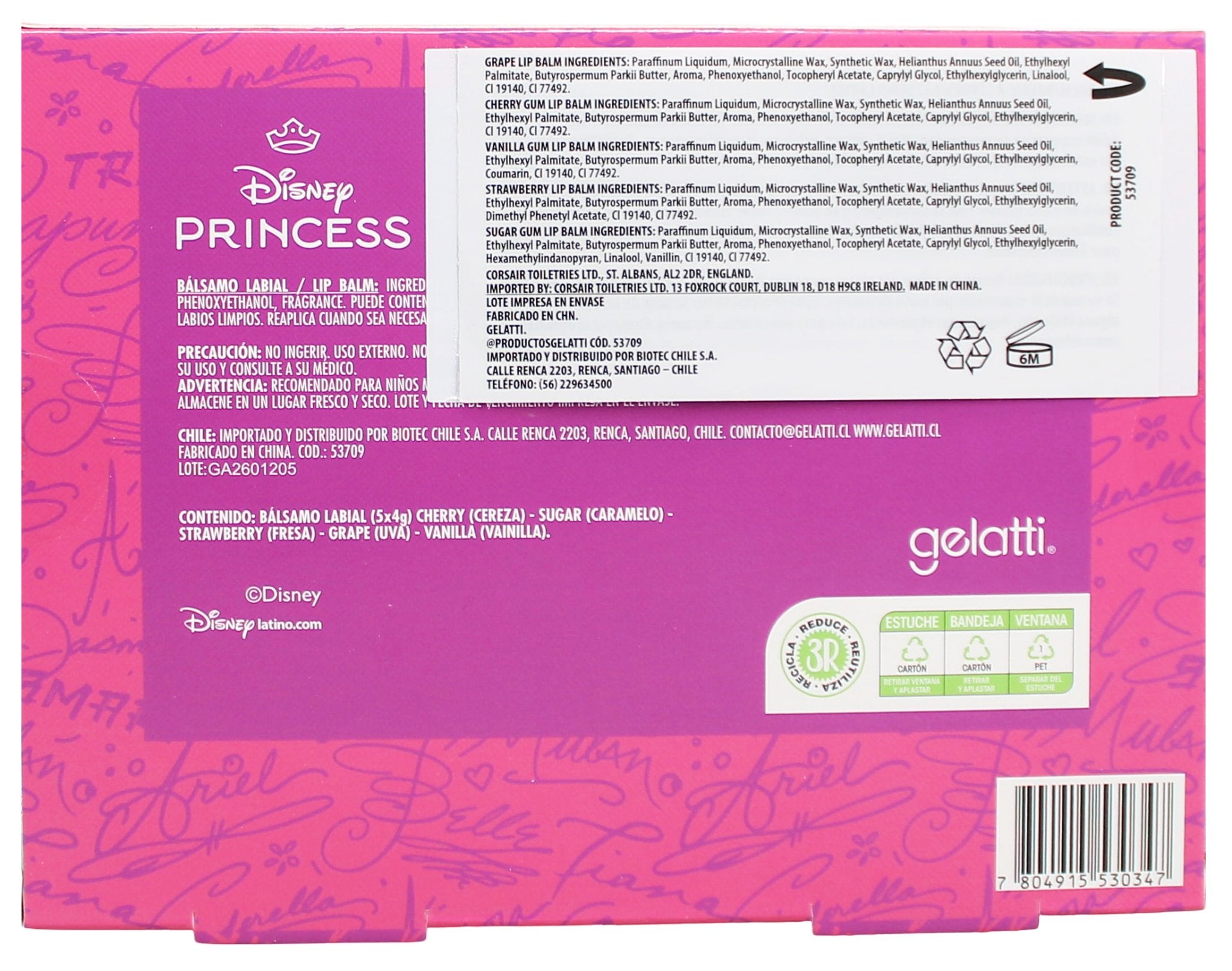 Stokomani Beauté Coffret baume à lèvres fraise enfant