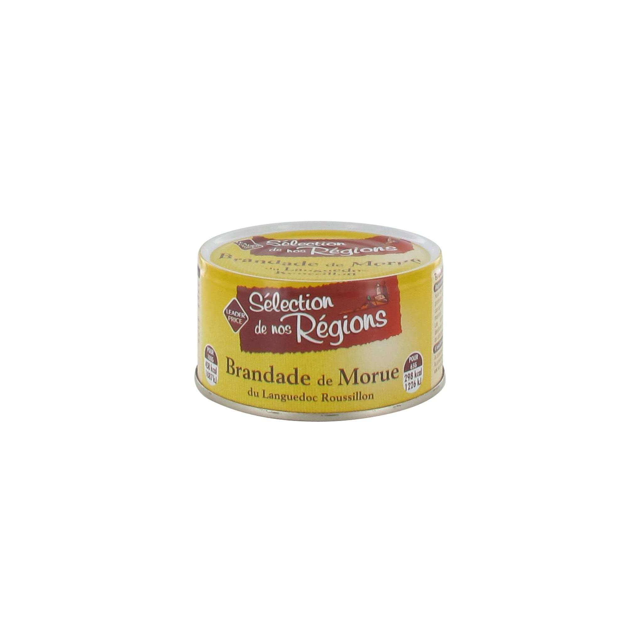 Leader Price Lot 4 Brandade de Morue Languedoc 190g