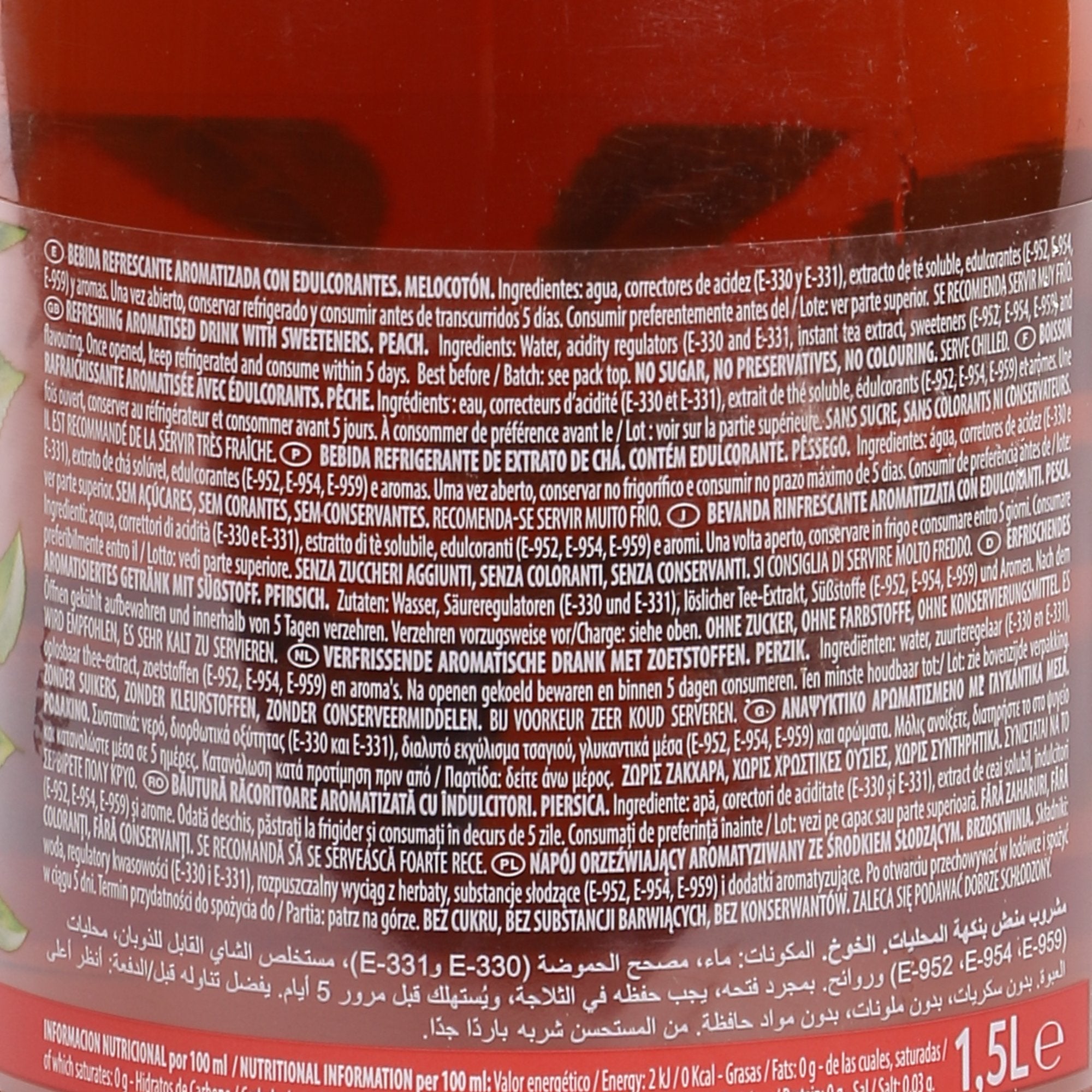 Stokomani Épicerie Thé glacé pêche boisson fraîche