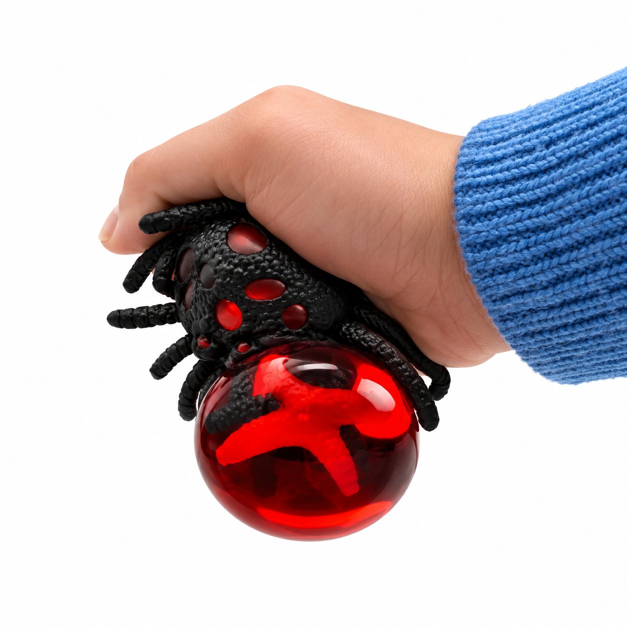 Stokomani Jeux Squishy araignée jouet anti-stress Halloween
