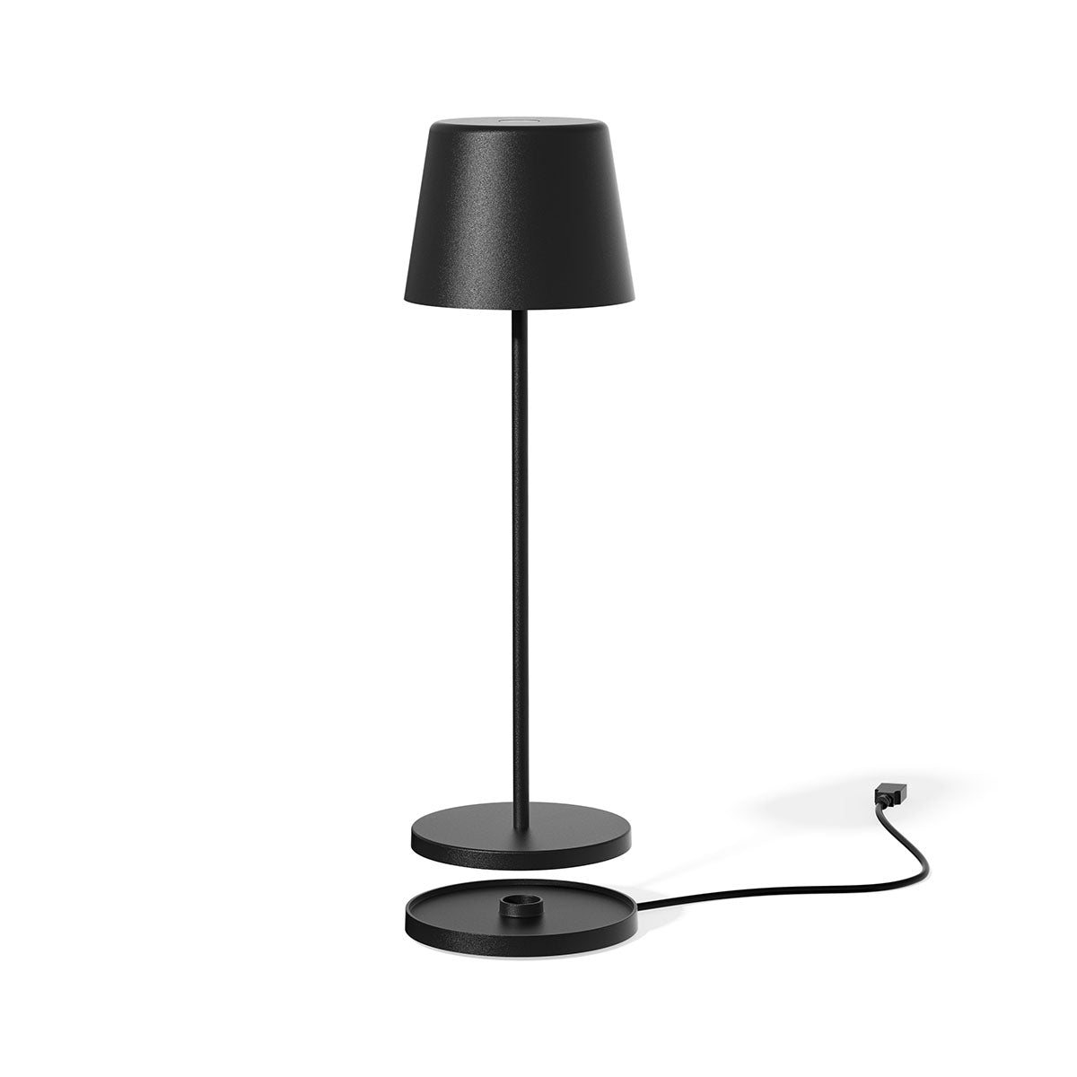 Red Deco Kelly Black lampe sans fil noire 38cm LED dimmable