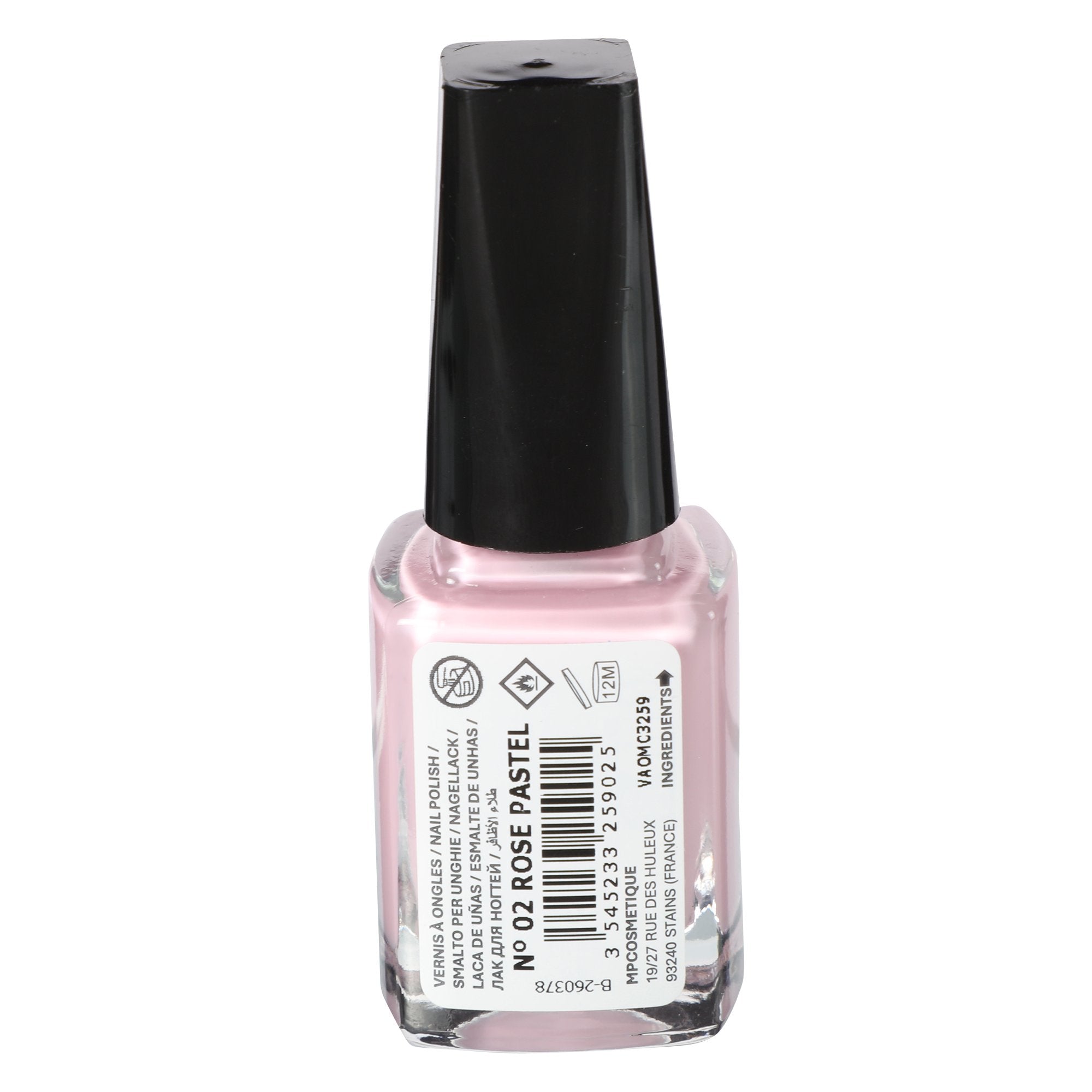 Miss Cop vernis à ongles rose pastel