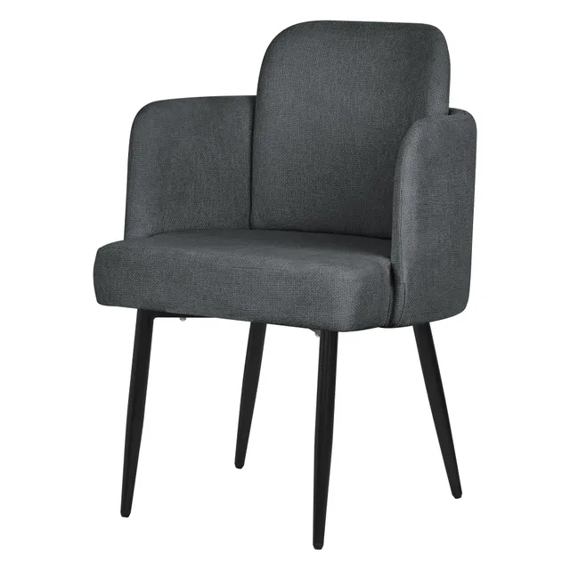 ECD Germany Möbel Chaise salle à manger anthracite x1 120 kg