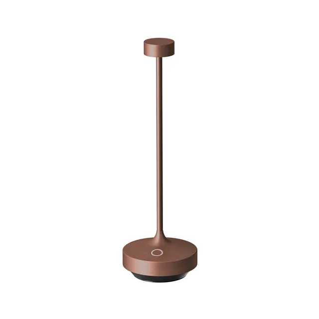 Red Deco Ruby Copper H25cm Lampe sans fil cuivre tactile