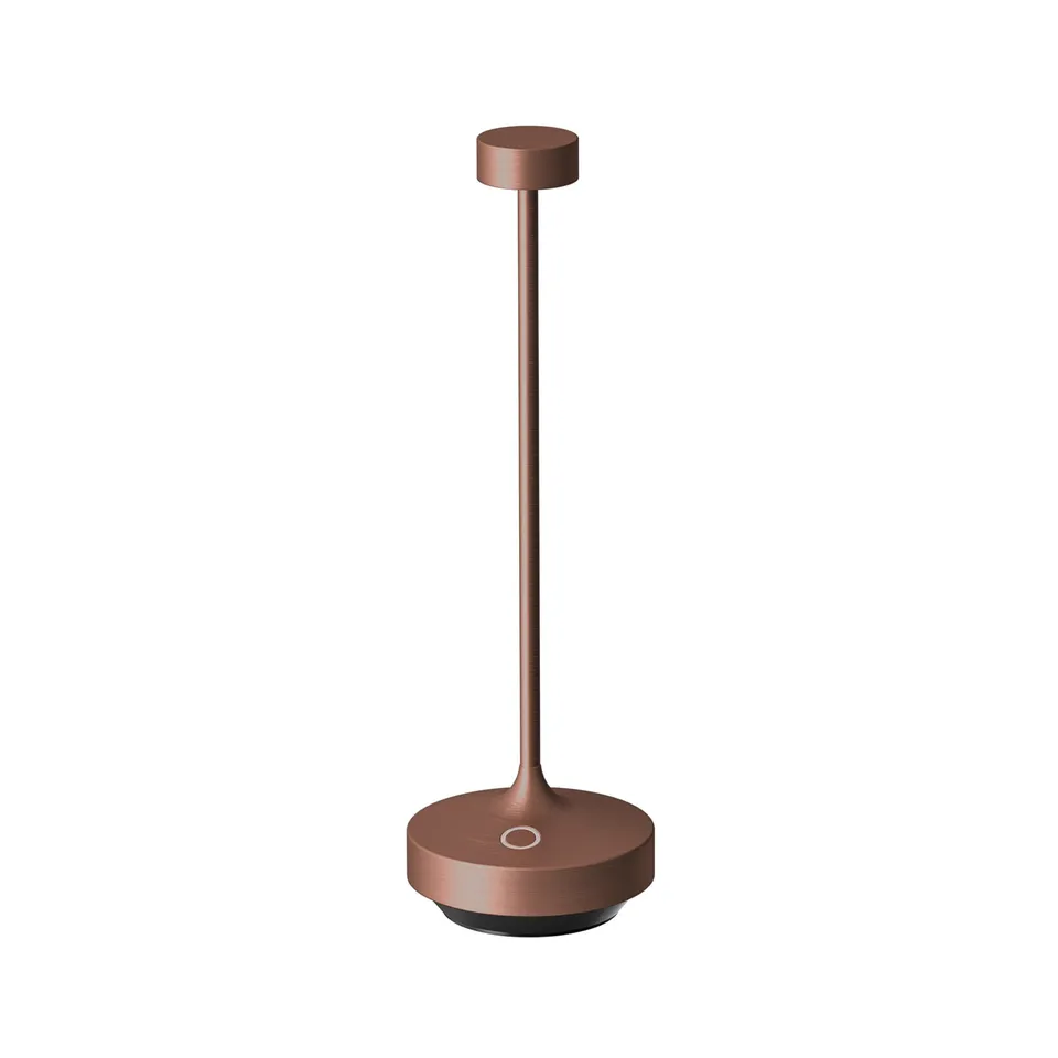 Red Deco Ruby Copper H25cm Lampe sans fil cuivre tactile