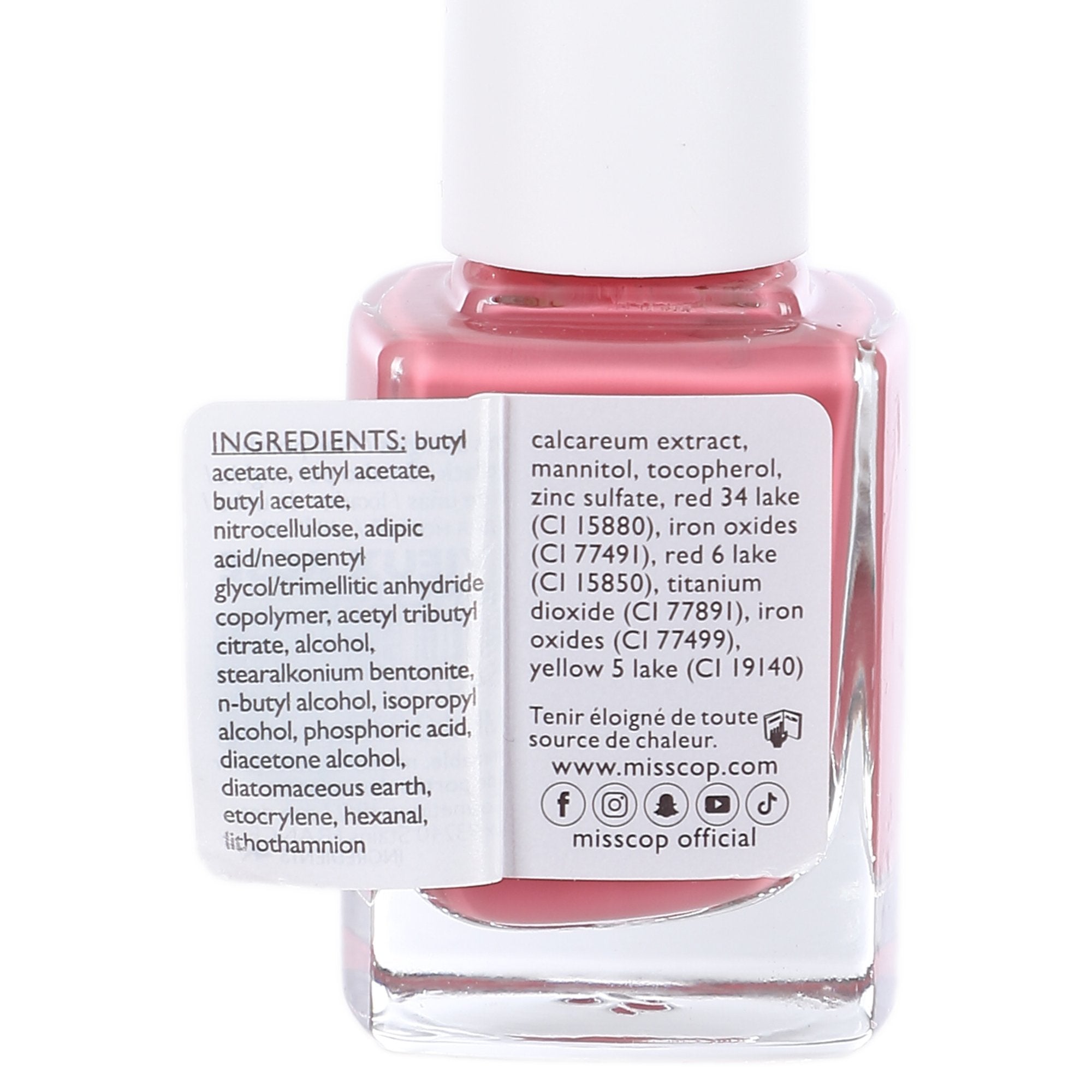 Miss Cop vernis à ongles vieux rose classique