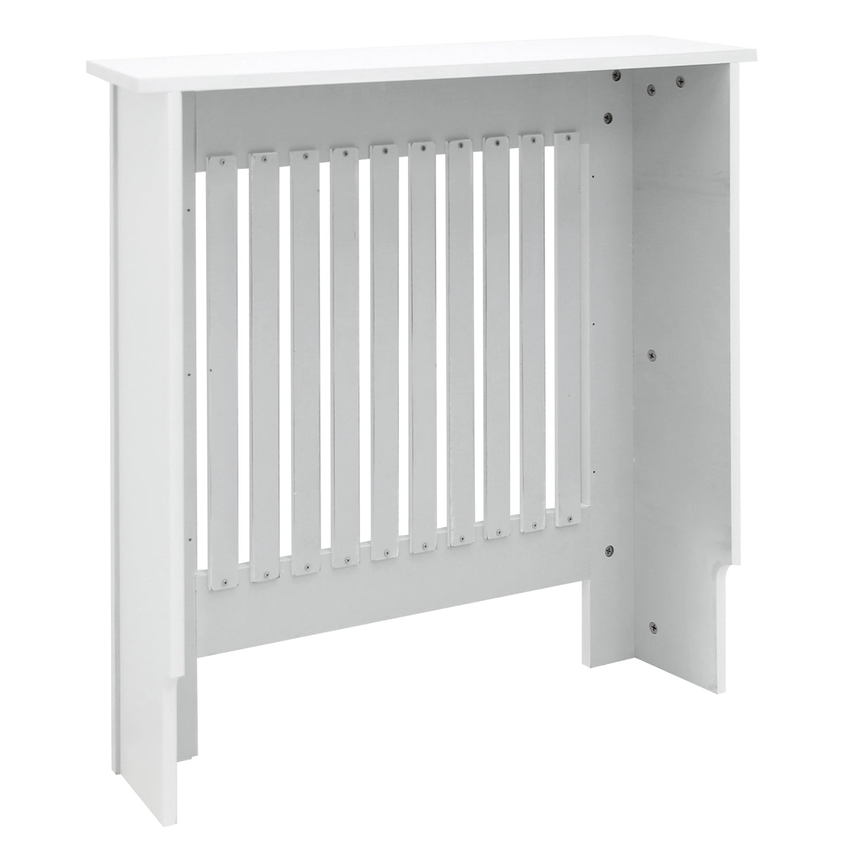ECD Germany Heizungen Cache Radiateur Blanc MDF 78x19x82cm