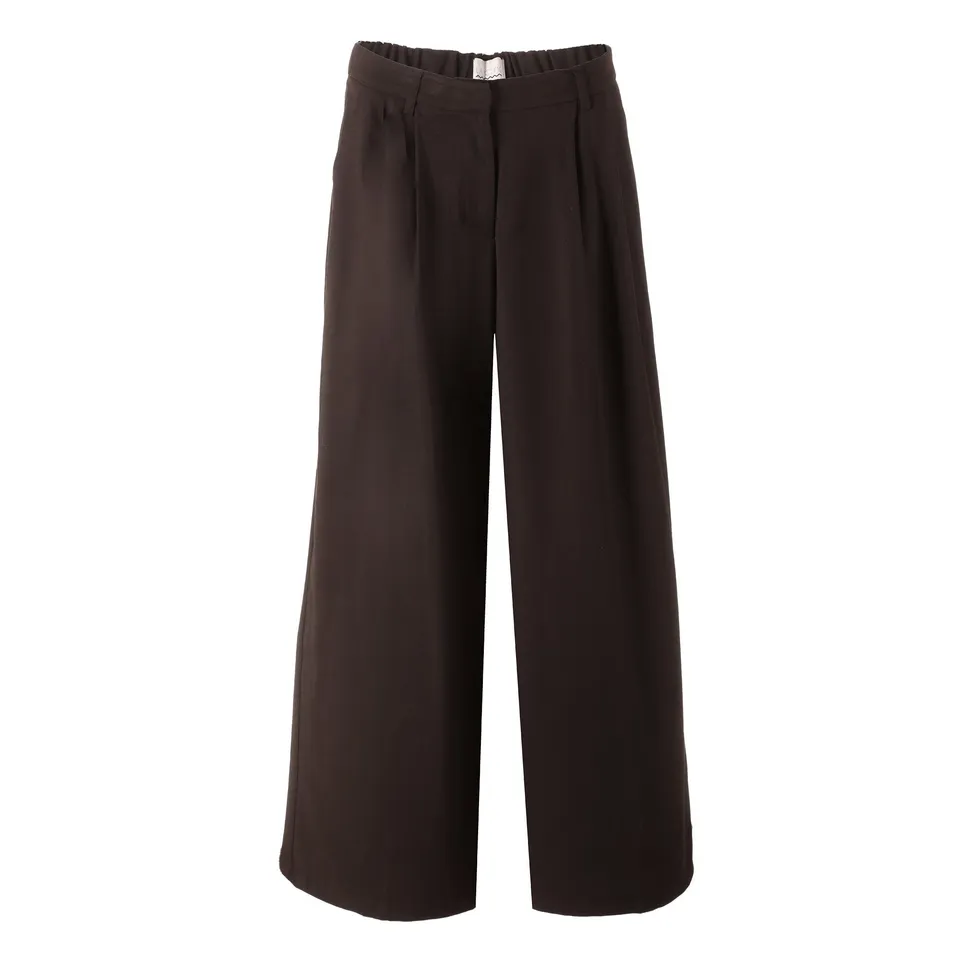 Stokomani Mode Pantalon large or femme taille 42