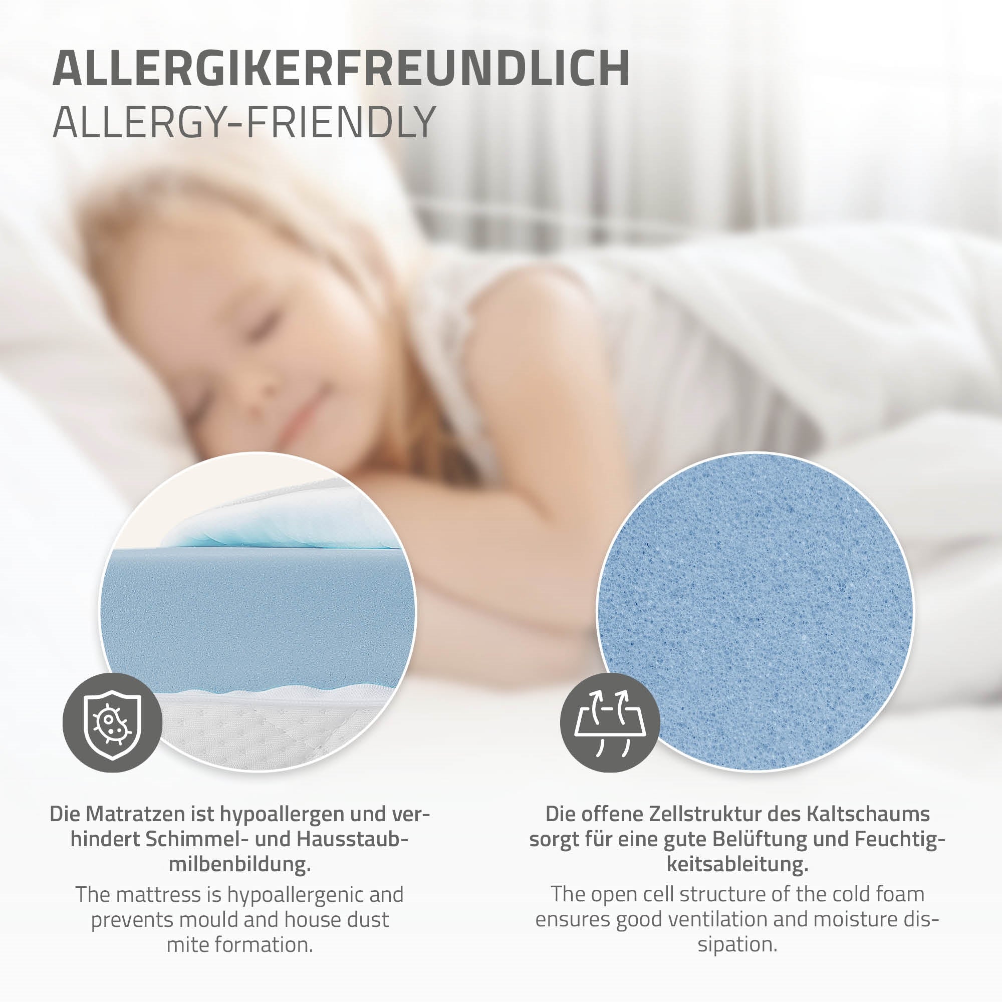 ECD Germany Kinder lit but de foot 90x200 matelas 10 cm pin