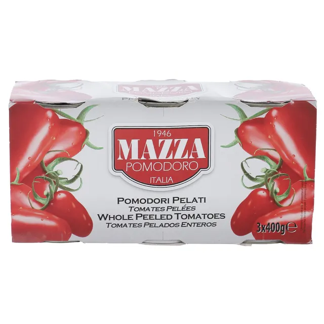 Stokomani Épicerie lot 3 boîtes tomates pelées entières