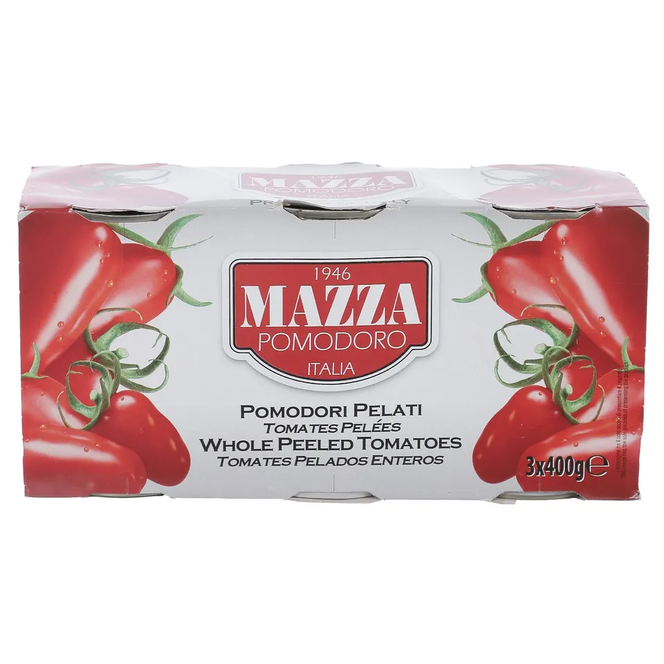 Stokomani Épicerie lot 3 boîtes tomates pelées entières