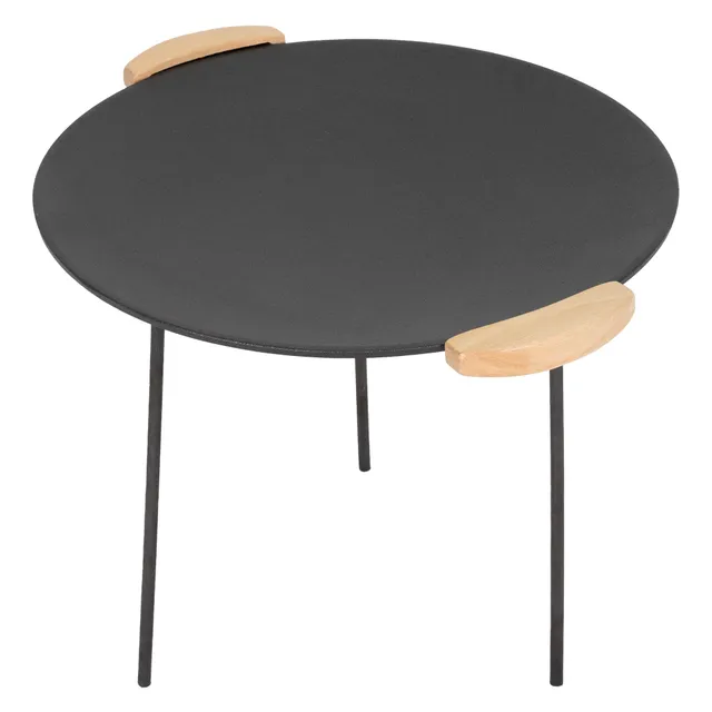 ECD Germany plaque grill fonte 44 cm 6 pieds feu de camp