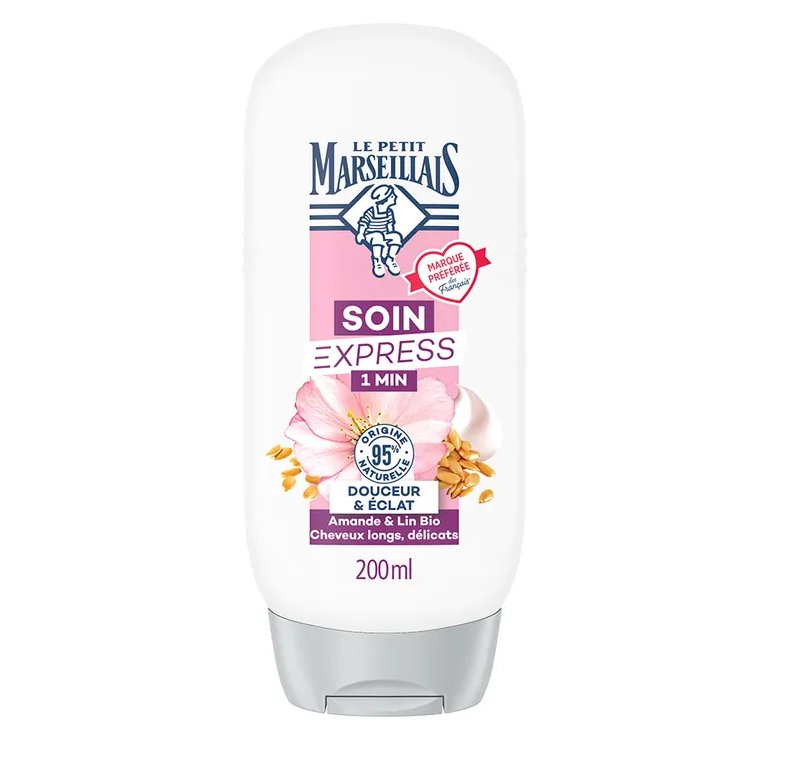 Le Petit Marseillais shampooing amande douce bio lin douceur éclat