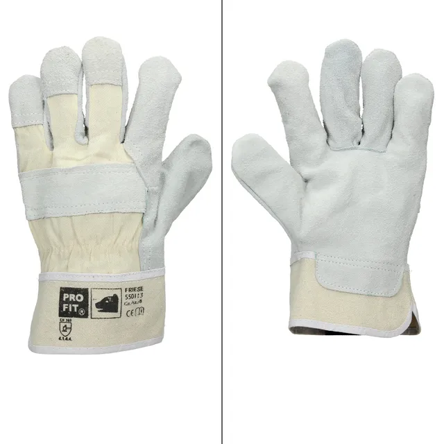 ECD Germany Werkstatt gants cuir bovin nature 24 paires M