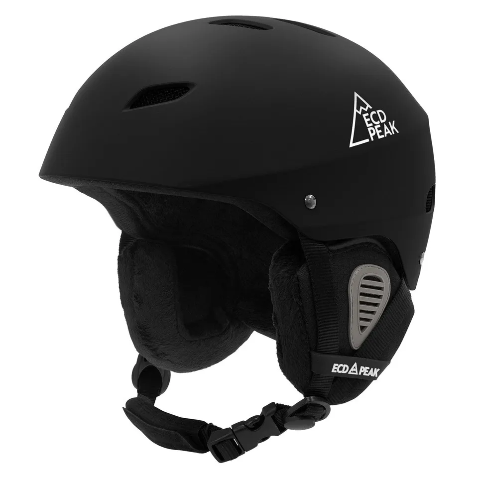 ECD Germany casque ski S 51-54 cm noir ventilation snowboard