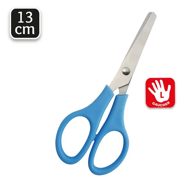 Safe Tool Ecolier ciseaux 13 cm gaucher bouts ronds