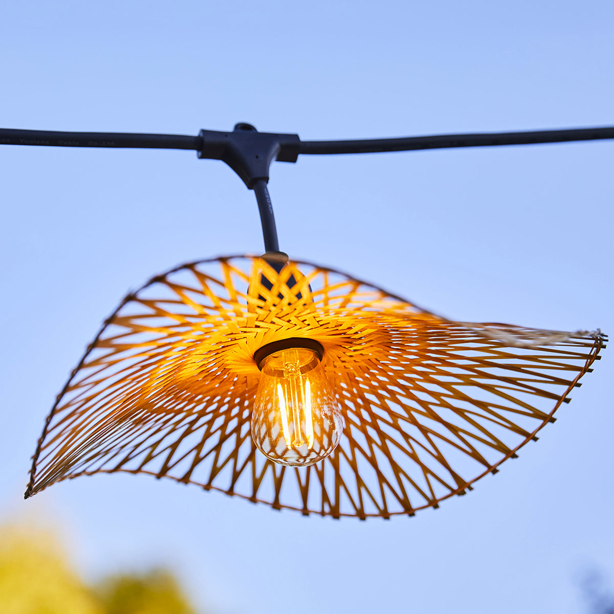 Red Deco Serenity Light guirlande bambou E27 6m 7 LED