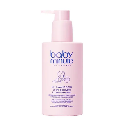 Baby Minute Gel Lavant Doux Corps Cheveux Bébé 2 en 1