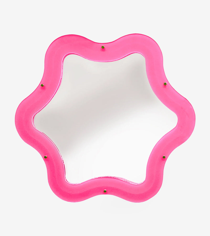 L'avant gardiste Design miroir Supercurve Tiny Flower lumineux fleur
