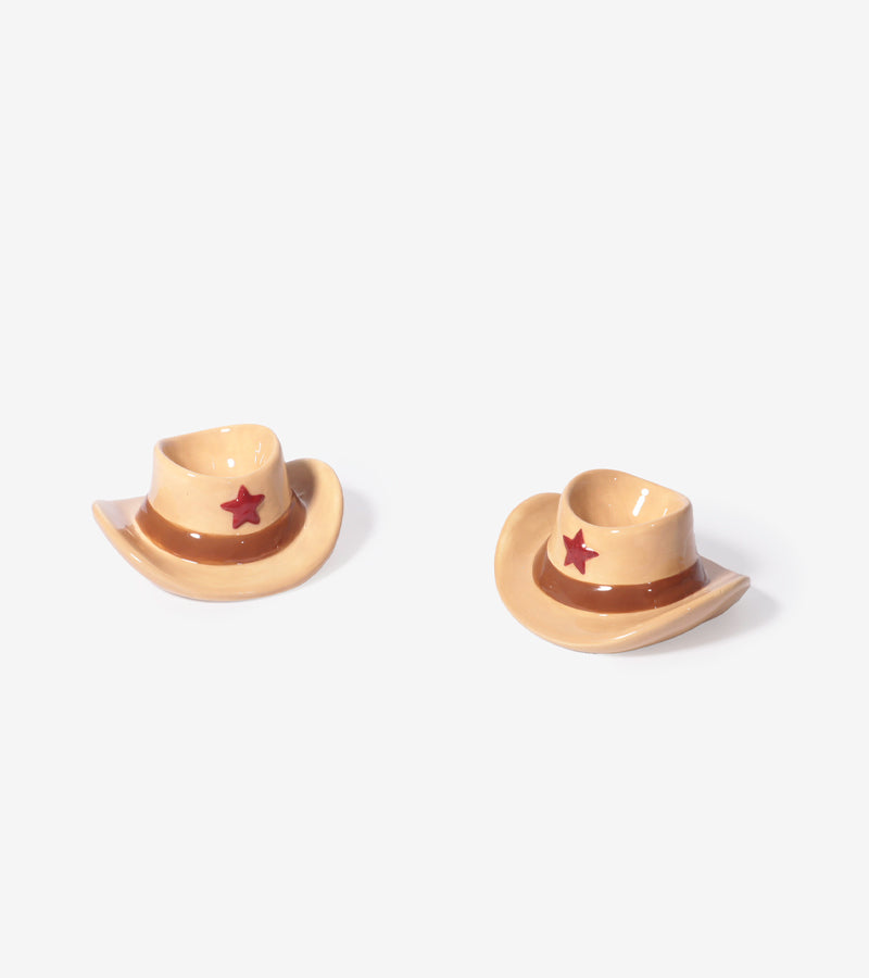 L'avant gardiste set coquetiers cowboy chapeau fun