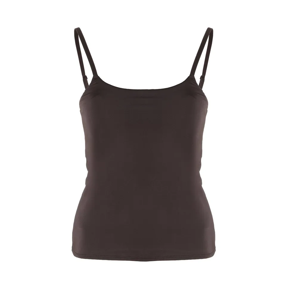Caraco moulant coques intégrées noir L lingerie femme